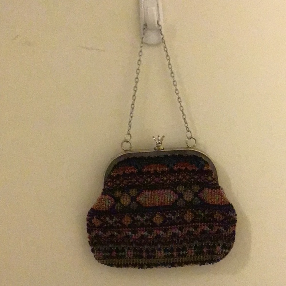 Knit purse clutch vintage